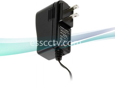 12V DC Power Adapter 500mA, 2.1mm connector, UL listed